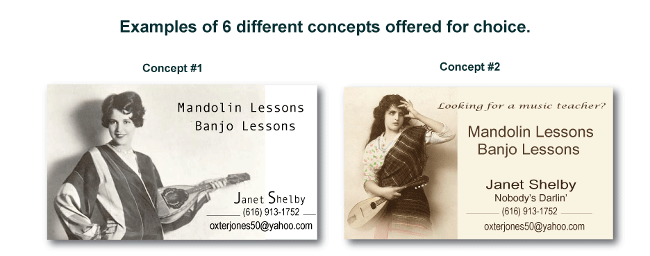 Rover Graphics business cards